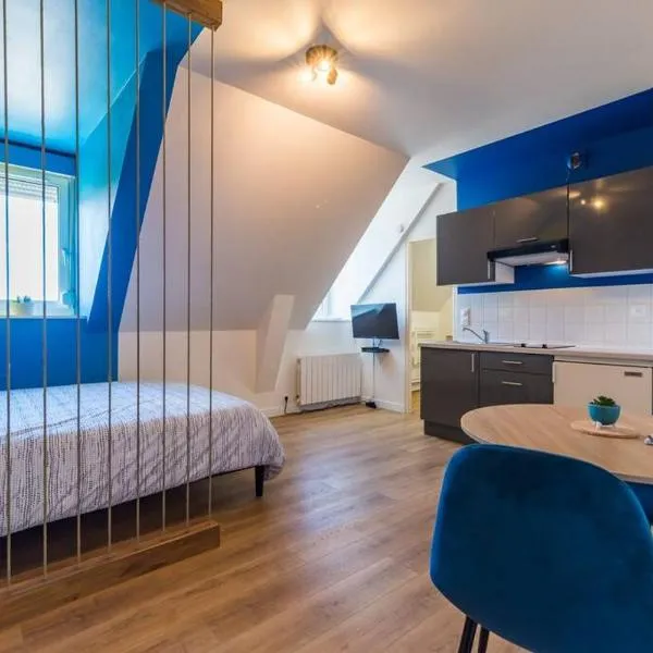 Havre Bleu studio plein coeur de Guingamp, hotel v destinácii Guingamp