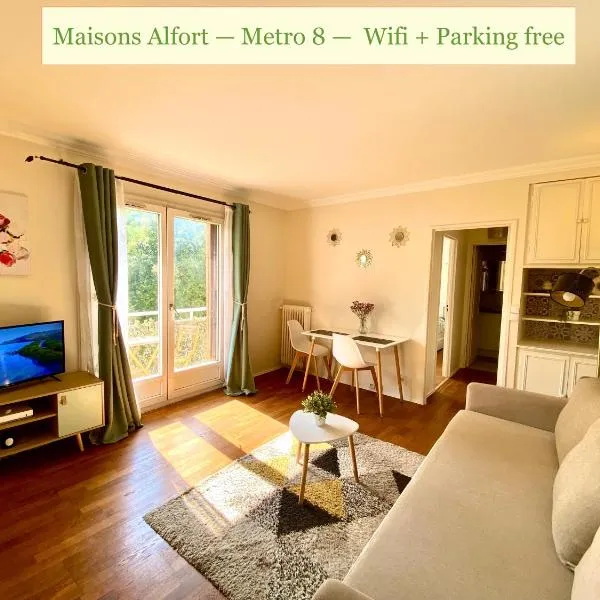 Maisons Alfort - Cosy appartement、メゾン・アルフォールのホテル
