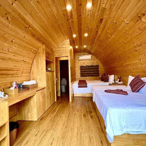 Khu Nghỉ Trải Nghiệm Golden Field, hotel v destinaci Bản Cong Na