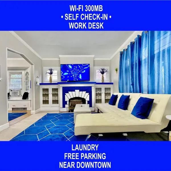 The Sapphire Haven - Your Old Brooklyn Oasis Awaits Families, Couples, Business Travelers Near Downtown With Parking, 300 MB WiFi & Self Check-In, hotel v destinaci Cleveland