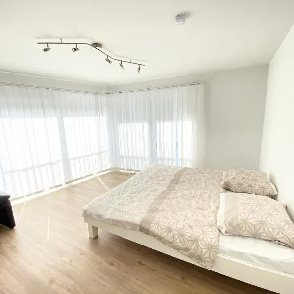 Modern One Bedroom + Bathroom Apartment, 10 min from Basel City, hotel v destinaci Grenzach-Wyhlen