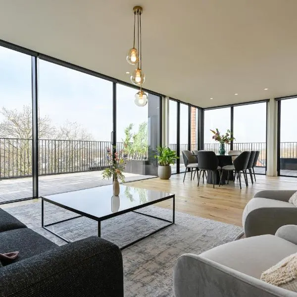 12, Apartments, 4-6 Pers, Central, Stunning View, Near Supermarket & Public Transport, hotel v destinaci Oisterwijk