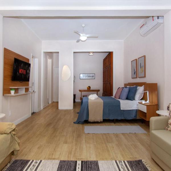 Maravilhoso Loft em Copacabana a 150 metros da Praia com um varandão em meio ao verde. - Foto 5