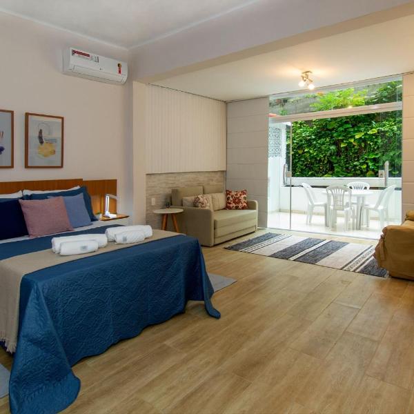 Maravilhoso Loft em Copacabana a 150 metros da Praia com um varandão em meio ao verde. - Foto 2