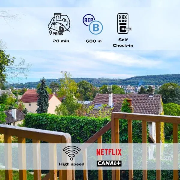 Le Bellevue - Beaux appartements avec vue splendide, hotel v destinácii Palaiseau