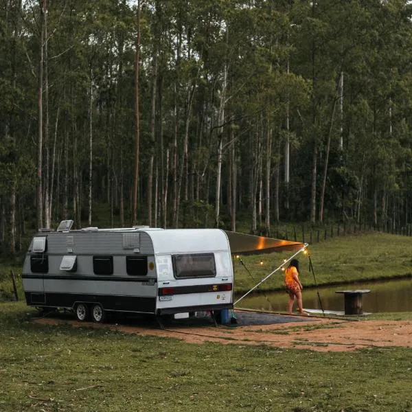 Trailer em Sítio, khách sạn ở Timbó