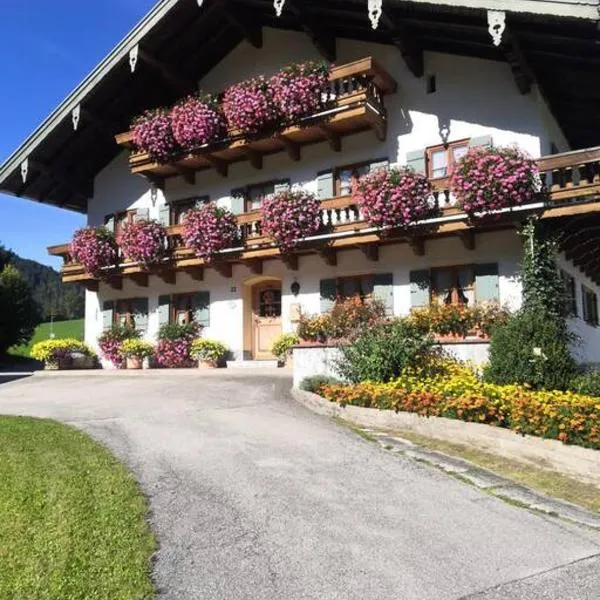Ferienwohnung am Hof in Inzell, hotel di Inzell