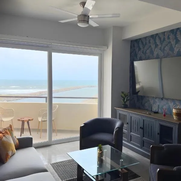Veracruz: Departamento con vista al mar, ξενοδοχείο σε Conchal