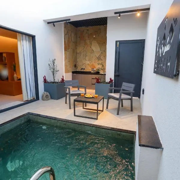 Suffah Chalet شاليه صفة, hotel v destinaci Qurayyah