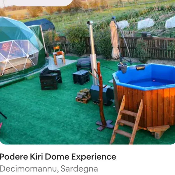 Podere Kiri Dome Experience, hôtel à Decimomannu