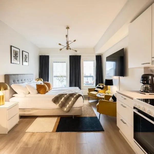 Premium home in Pori center with sauna and balcony, hotel in Pori