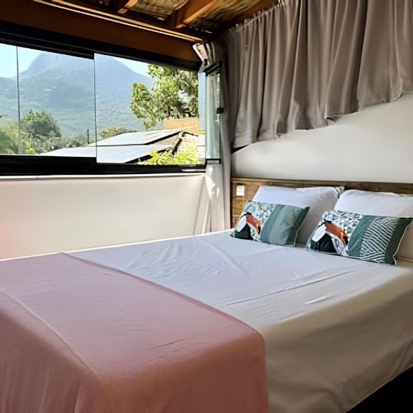 Vila Saíra, chalé Rosa, 50m da praia