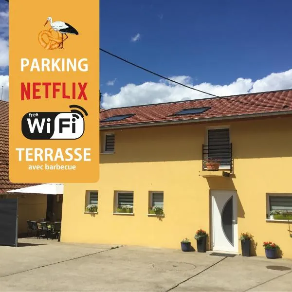 Gîte à la ferme, hotel v destinaci Appenwihr
