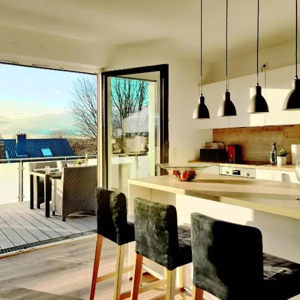 Penthouse mit Whirlpool und Privat-Sauna bei Hannover, hotel em Burgwedel