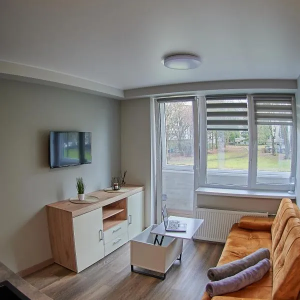 Studio COZY VISIT, balcony, 24h self check-in, first floor, great location, hotel in Kaunas