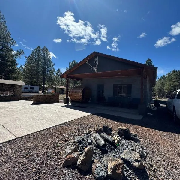 Cozy Cabin in the Pines! Close to the Polar Express, Grand Canyon & Bearizona, hotel in Williams