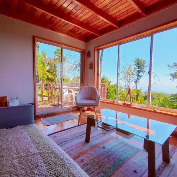 Refugio Trafwe, hotel i Curiñanco