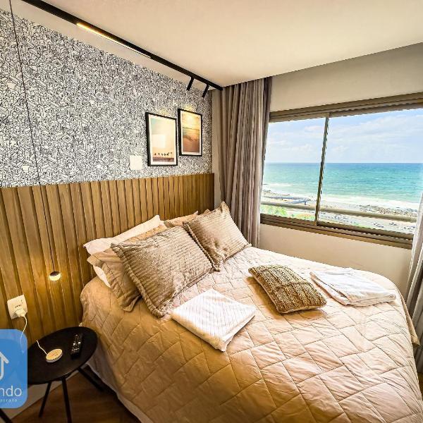 Studio Lindo e Finamente Decorado com Vista Mar