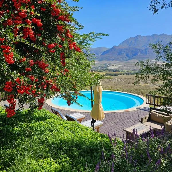 Villiersdorp에 위치한 호텔 Valley View Eco Country Estate - Paradise in the Winelands