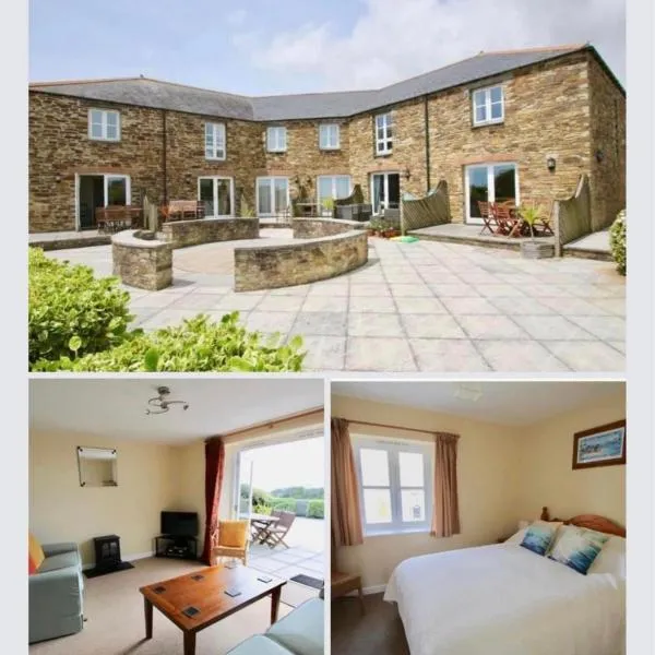 Two Bedroomed Holiday Cottage with Sea Views، فندق في سانت أوستيل