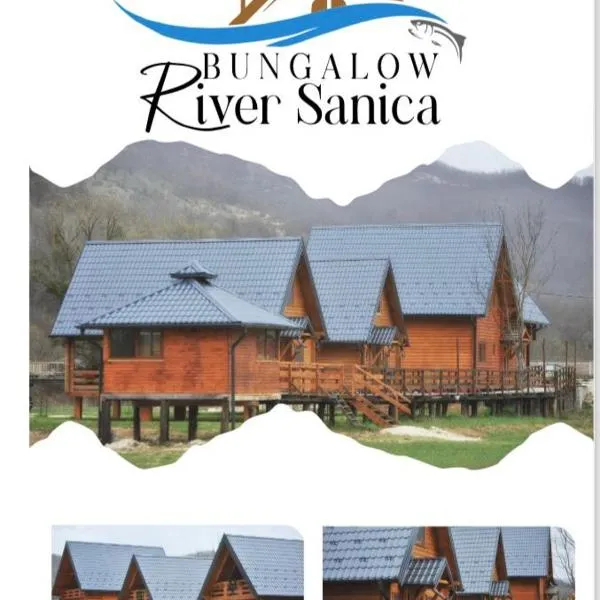 Bungalow Fly Fishing Kljuc River Sanica, hotel in Ključ