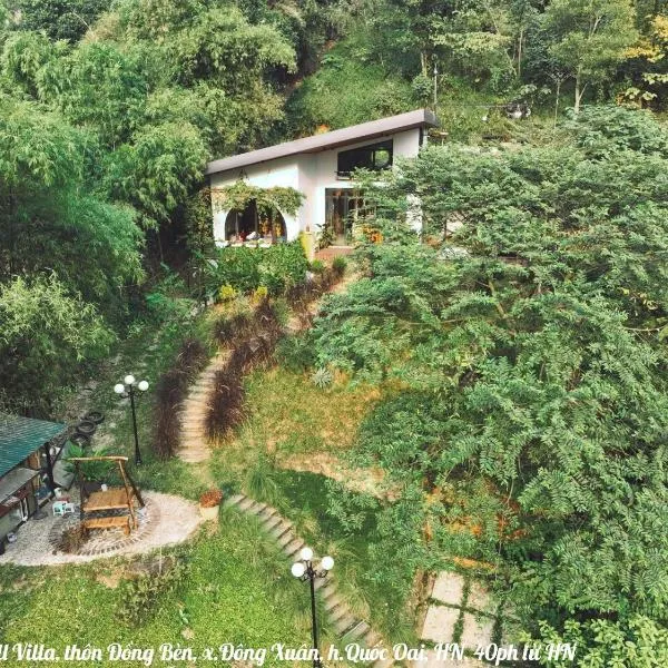 Dốc Chill - Villa gần Ba Vì, view núi, gần hồ, 40ph đi từ trung tâm Hà Nội、ハノイのホテル