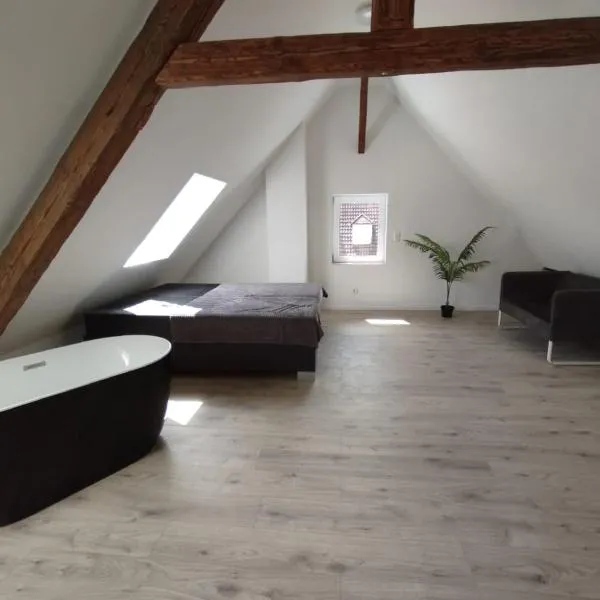알프슈타트에 위치한 호텔 Loft Apartment am Bahnhof