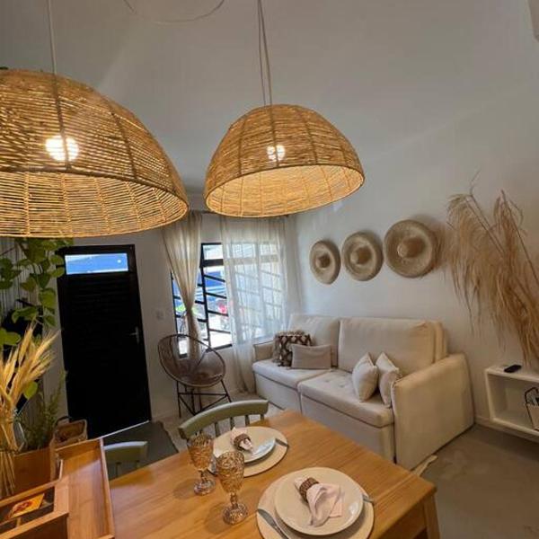 Duplex vista mar no sul da ilha com acesso direto à praia