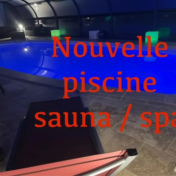 T1, spa privé accès piscine sauna – hotel w mieście Moëlan-sur-Mer