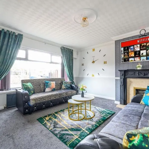 *328OL* For your relaxed & Cosy stay + Parking, hotell sihtkohas Leeds