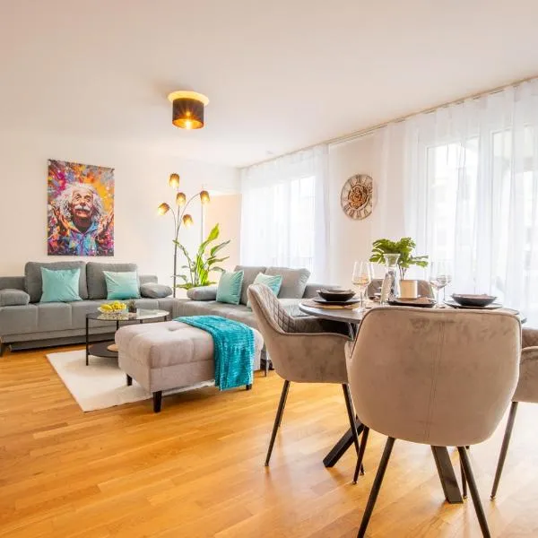Spacious Apartment near Messe - Special EINSTEIN IIV Apartment, Basel, up to 6 guests, מלון בבזל