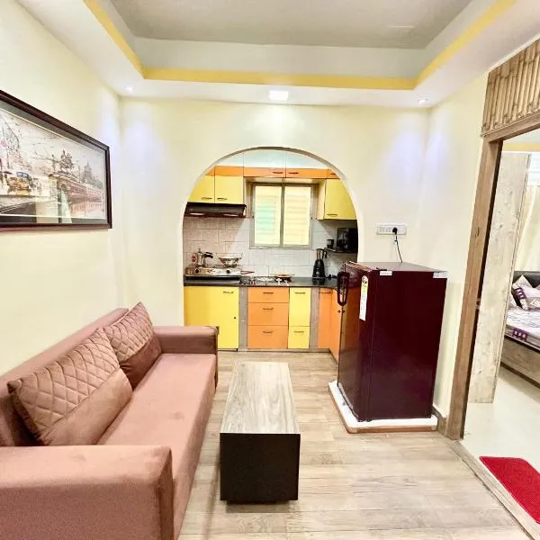 Stylish 1RK Serviced Apartment in Tollygunge, hotel v destinaci Kalkata