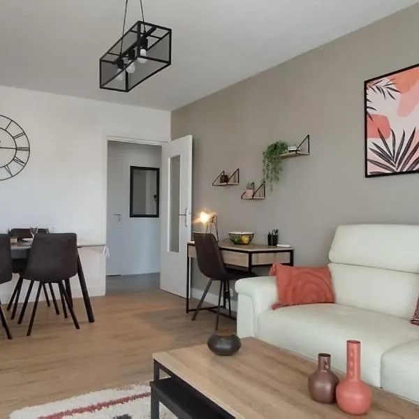 Les Géraniums, bel appartement rénové, proche plage et commerces, hotel en La Seyne-sur-Mer