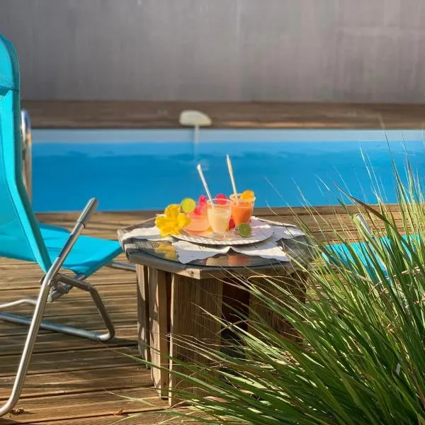 Bas de villa de 3 chambres et spa, hotel v destinaci Vieux-Habitants