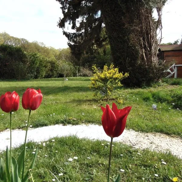 Simple cottage bucolique au calme, hotell i Saint-Jean-Froidmentel