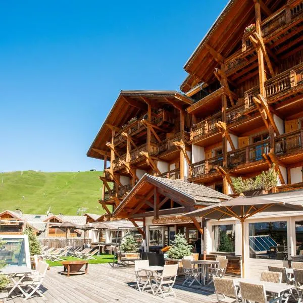 Hôtel Au Chamois d'Or by Les Etincelles, хотел в Л'Алпе-д'Хуез