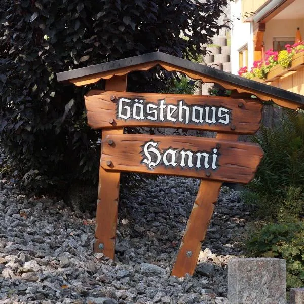 Gästehaus Hanni, hotel v destinaci Todtmoos