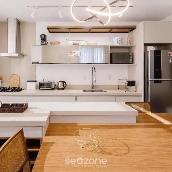 Apto 2Q c/ Churrasq. a 600m da Praia VRE102 – hotel w mieście Bombas