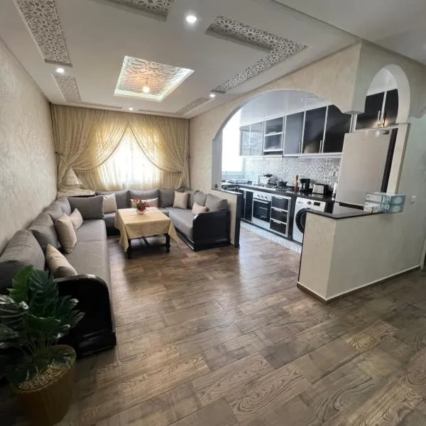 Appartement Dar Bouazza Tamaris Casablanca Airport AquaParc Fibre Orange Wifi Parking Security, hotel v destinaci Dar Bouazza