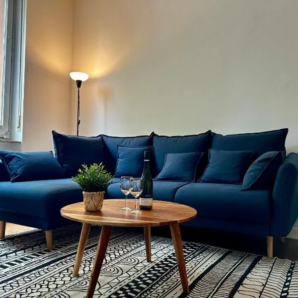 LaBed - Ferienwohnung auf Weingut mit privater Terrasse, zentral gelegen, gratis WLAN, hotel v destinaci Rüdesheim am Rhein
