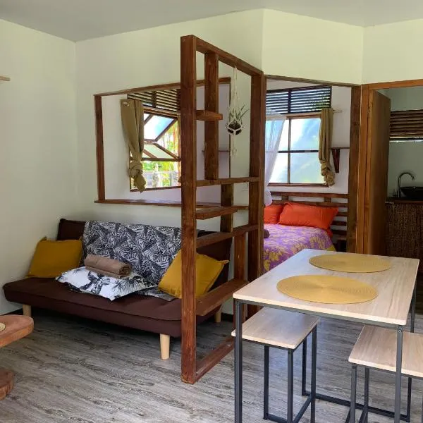Fare lei , bungalow en toute simplicité, hotel sa Uturoa