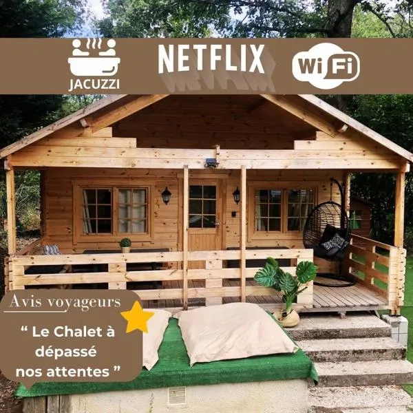 Le Chalet avec jacuzzi privatif, hotel in Chevannes