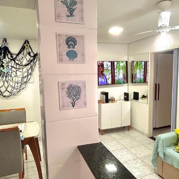 PG - Canto do Forte,1 VAGA,AR COND, Check in às 10H, 2 QD da praia, Wi-Fi - Foto 5