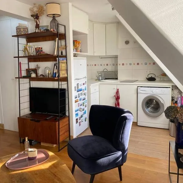 Charmant studio lumineux en plein centre de Paris