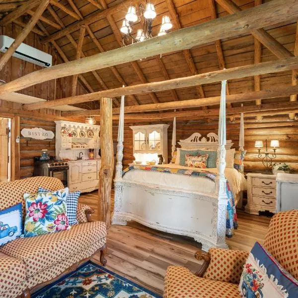 Too cute-Queen-Log cabin charm-Kitchen-The Happy Hound, hotel u gradu Alma