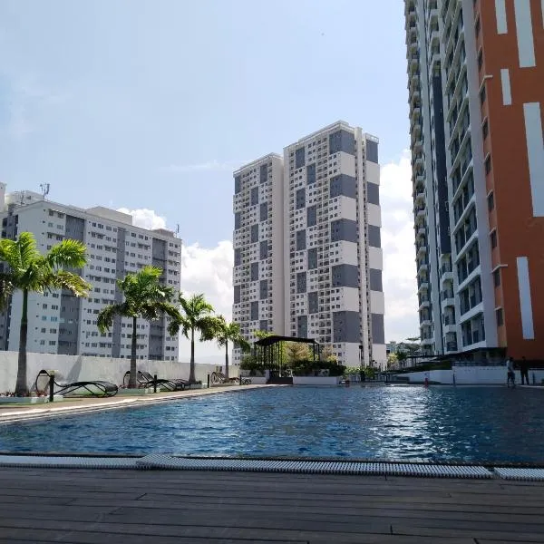 Comfortable18 3R2B 7pax Meritus Perai, hotel v destinaci Perai