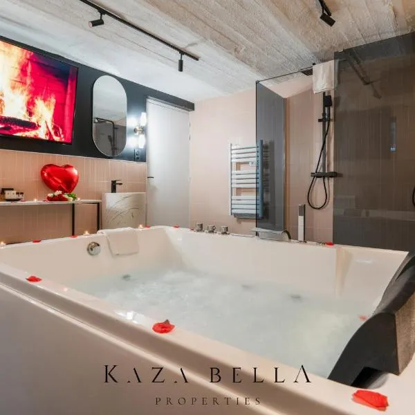KAZA BELLA - Maisons Alfort 5 Luxurious apartment with private garden and Jacuzzi, viešbutis mieste Mezon Alforas