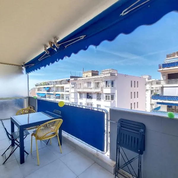 Juan-Les-Pins 150m des plages 6 couchages Parking, hotel v destinaci Juan-les-Pins