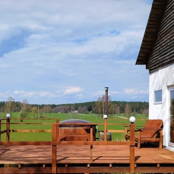 Unique Countryhouse & Sauna in Gauja Valley - Kaķukalns, hotell i Straupe