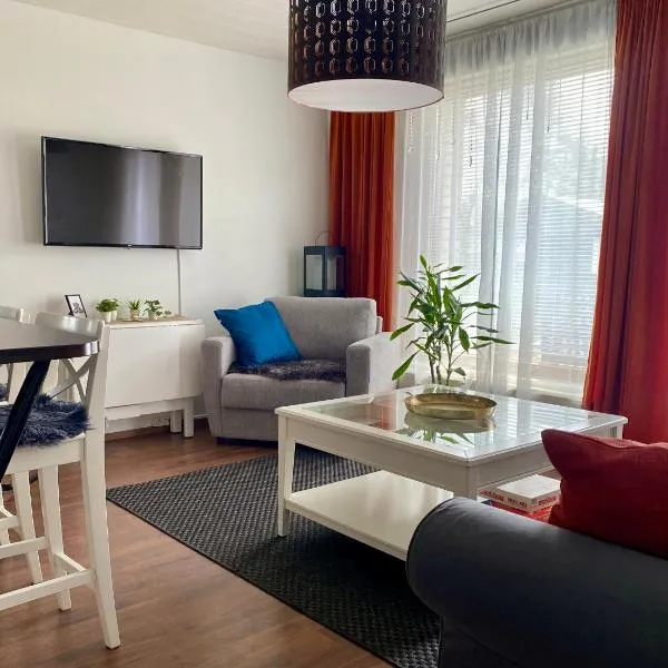 Fully-equipped apt, Free parking, private backyard, hotel a Alastalo